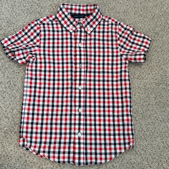 Janie and Jack Other - Janie & Jack Gingham Seersucker Shirt, 6